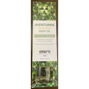 Exsens Body Oil Aventurine Avocado 3.4 oz / 100ml NEW IN BOX